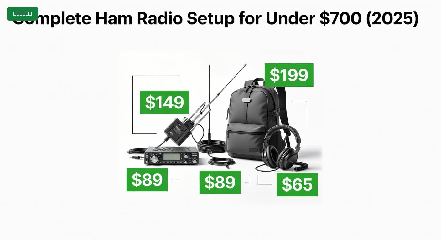 Complete Ham Radio Setup for Under $700 (2025)