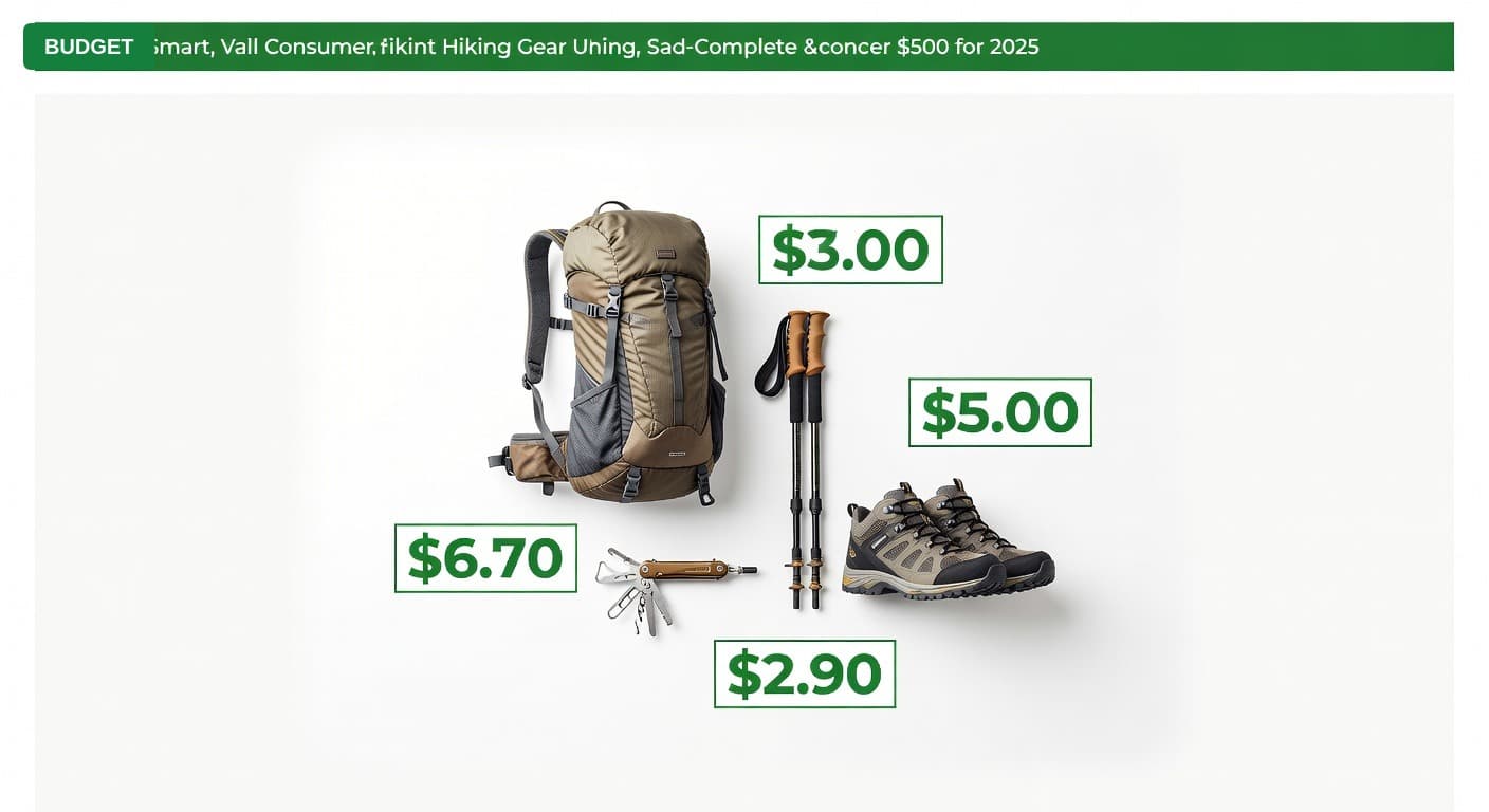 Complete Hiking Gear for Under $500 (2025)
