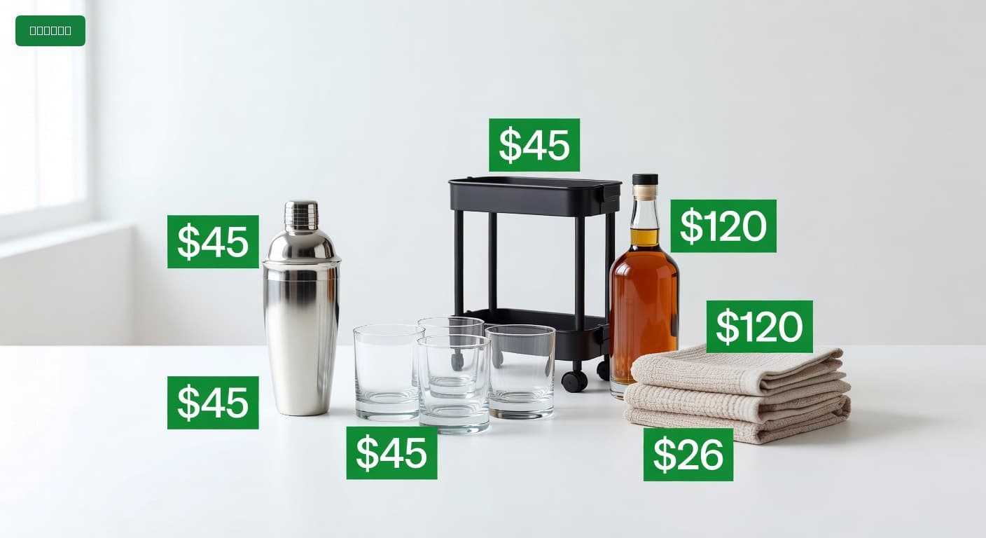 Complete Home Bar for Under $800 (2025)