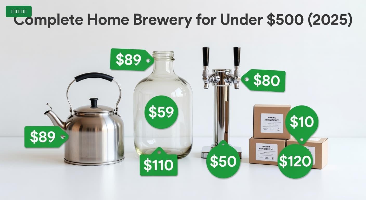 Complete Home Brewery for Under $500 (2025)