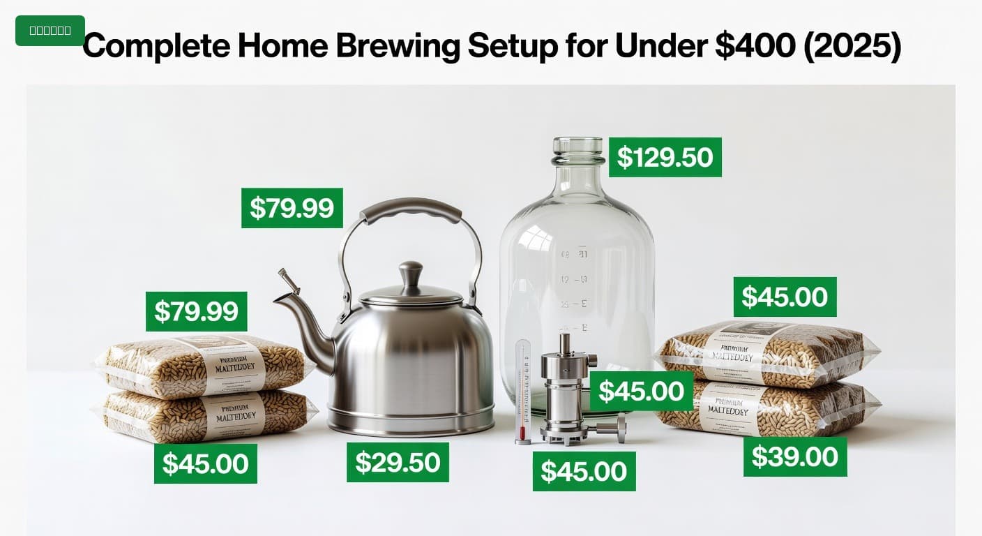 Complete Home Brewing Setup for Under $400 (2025)