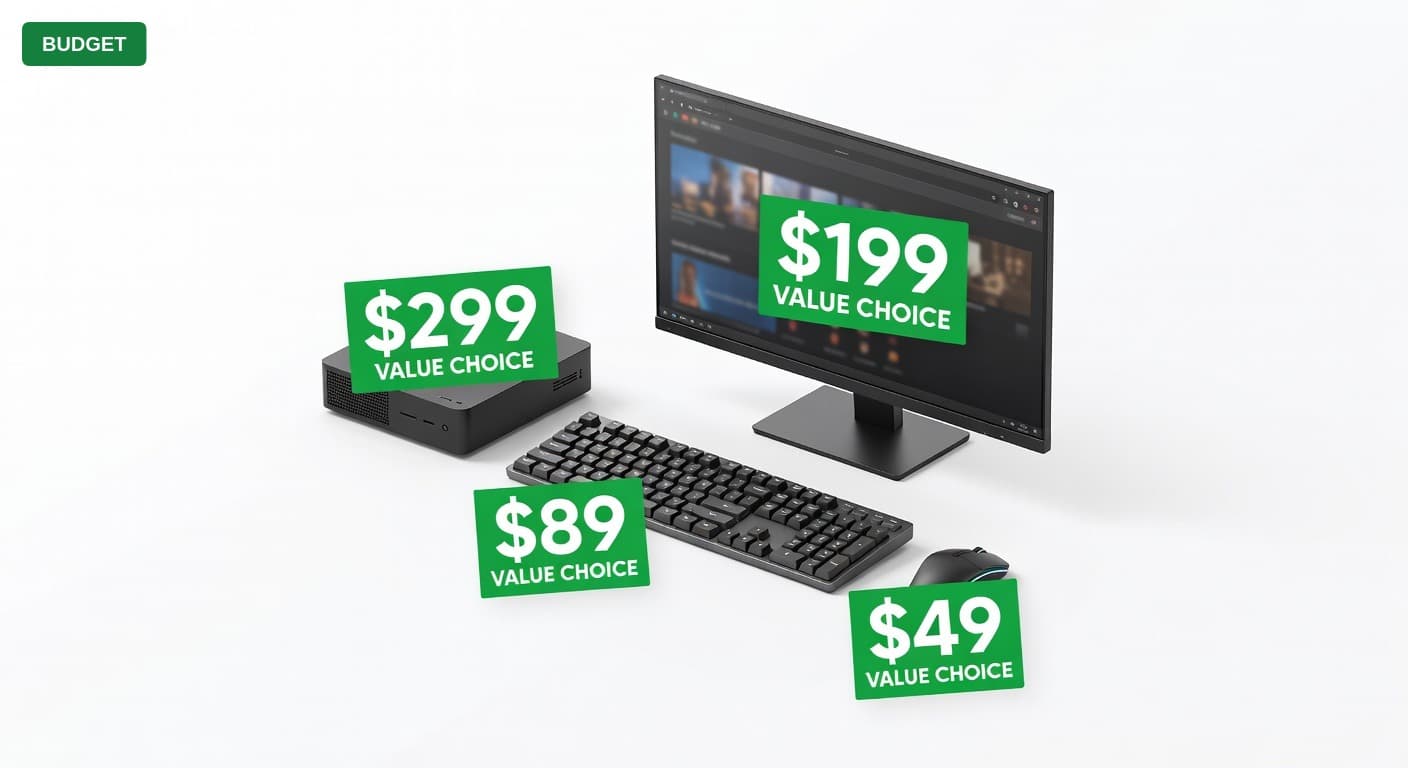 Complete HTPC Media Setup for Under $800 (2025)
