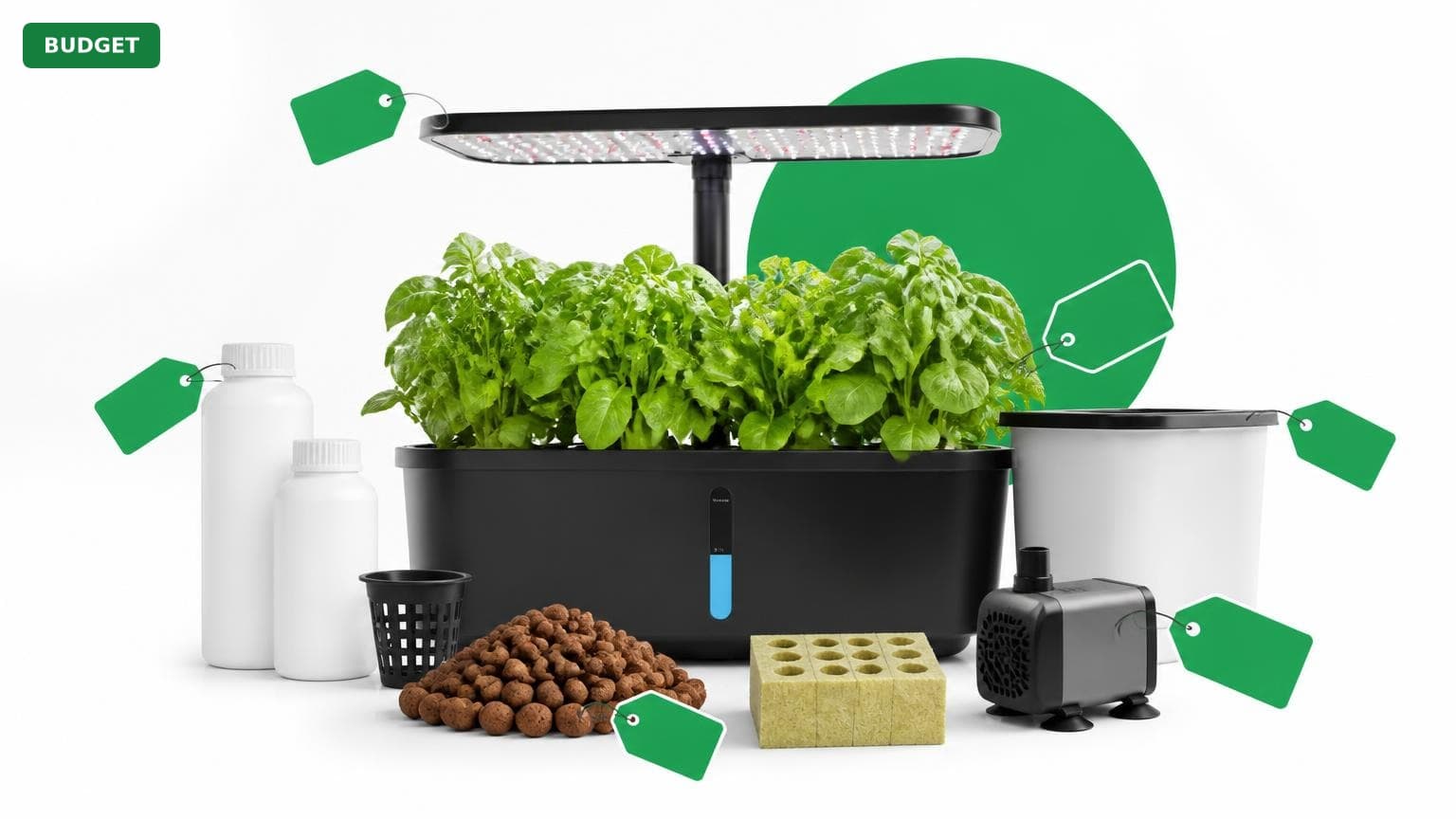 Complete Hydroponics Setup for Under $250 (2025)