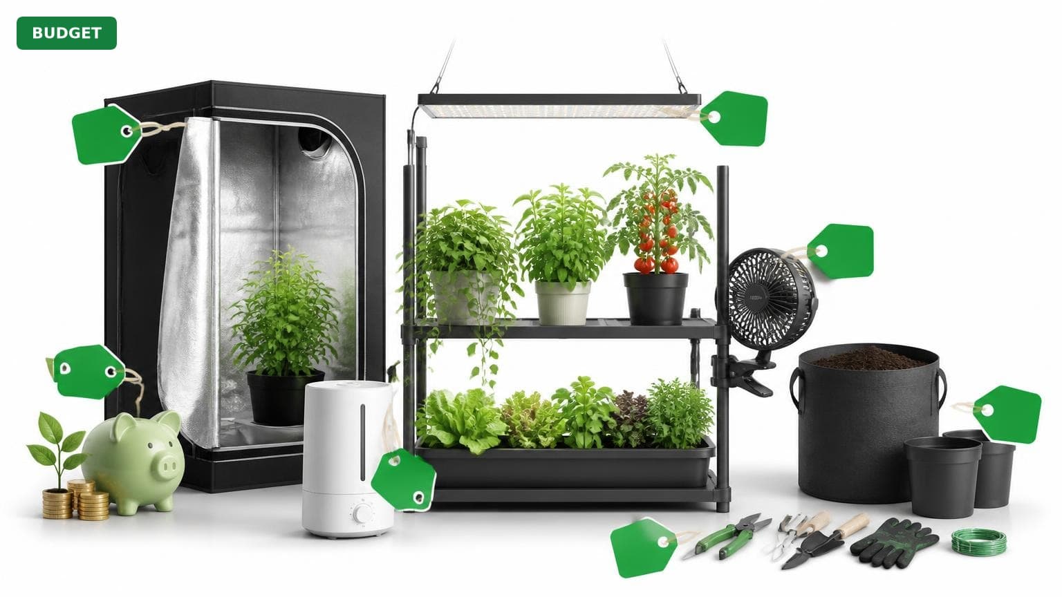 Complete Indoor Garden Setup for Under $250 (2025)