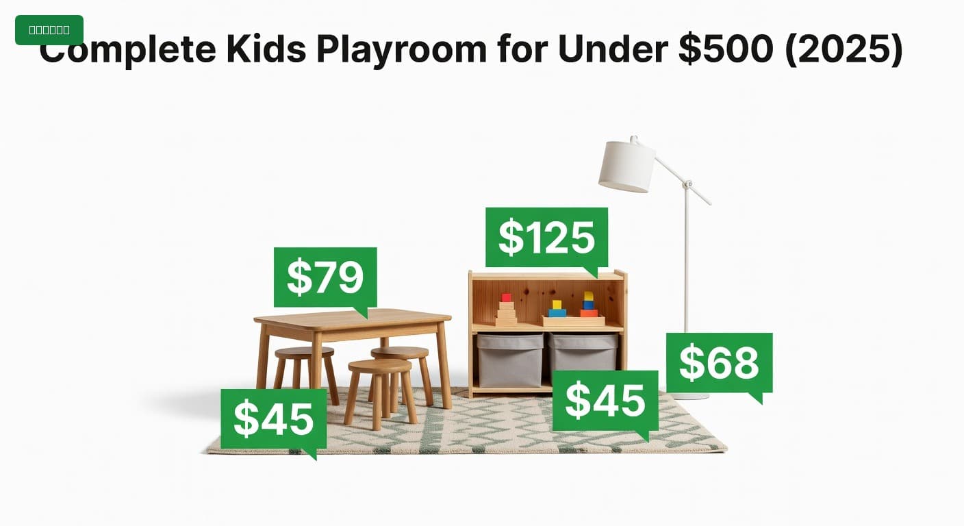 Complete Kids Playroom for Under $500 (2025)