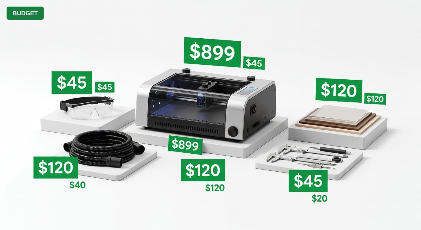 Complete Laser Cutter Setup for Under $900 (2025)