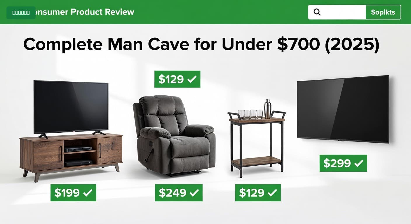 Complete Man Cave for Under $700 (2025)