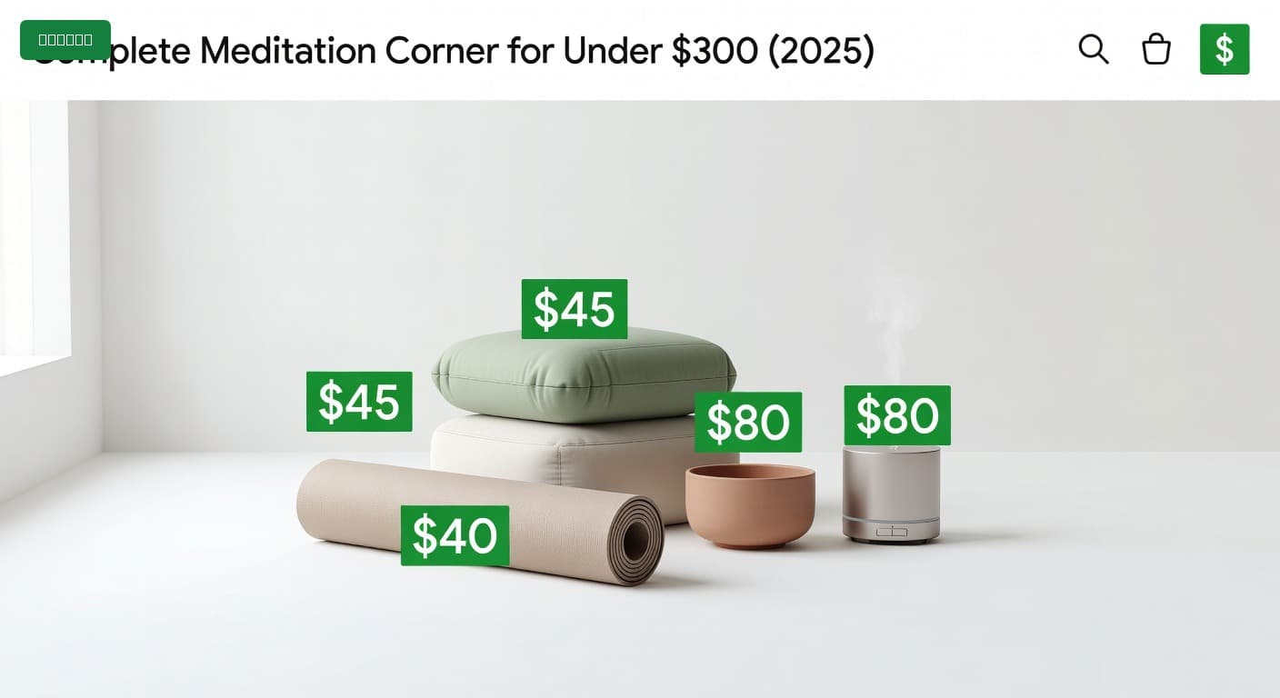 Complete Meditation Corner for Under $300 (2025)