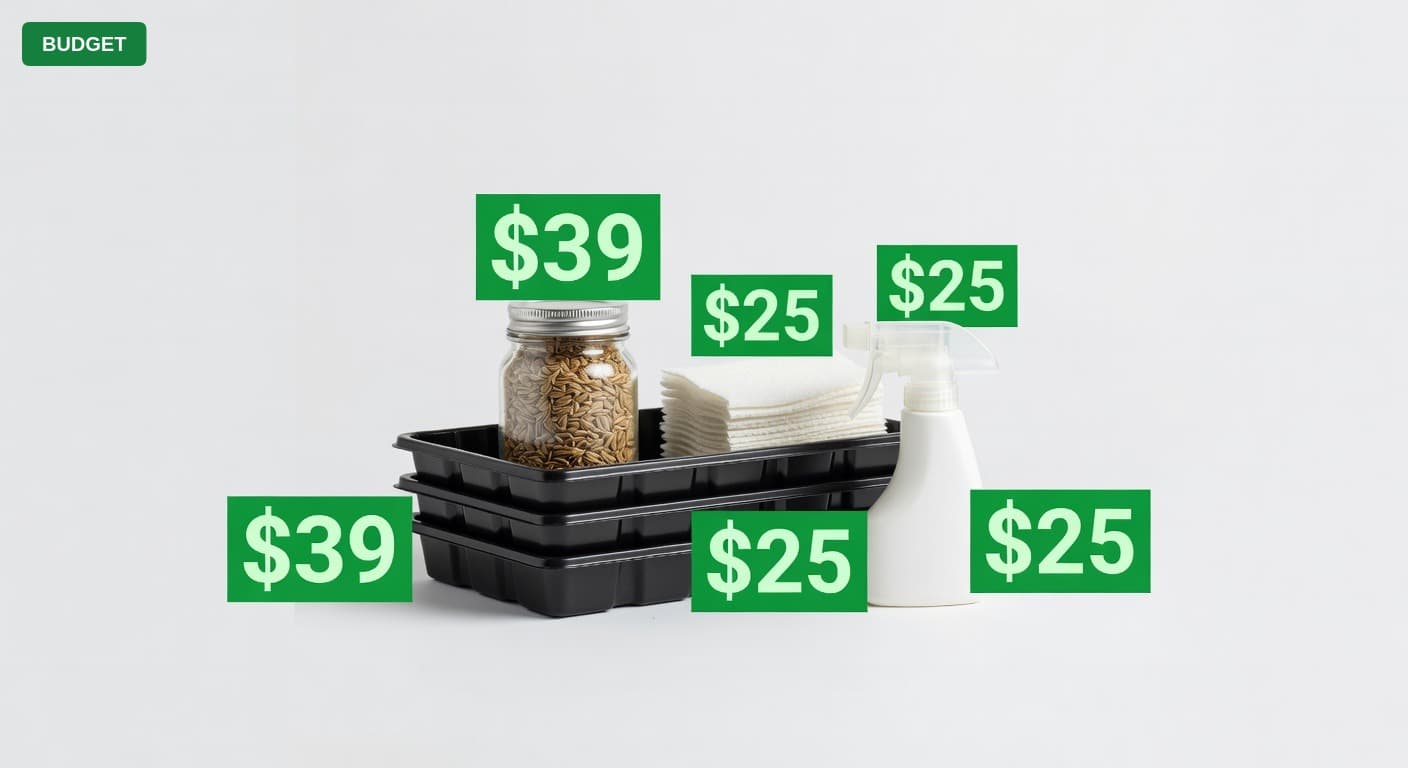 Complete Microgreens Farm for Under $400 (2025)