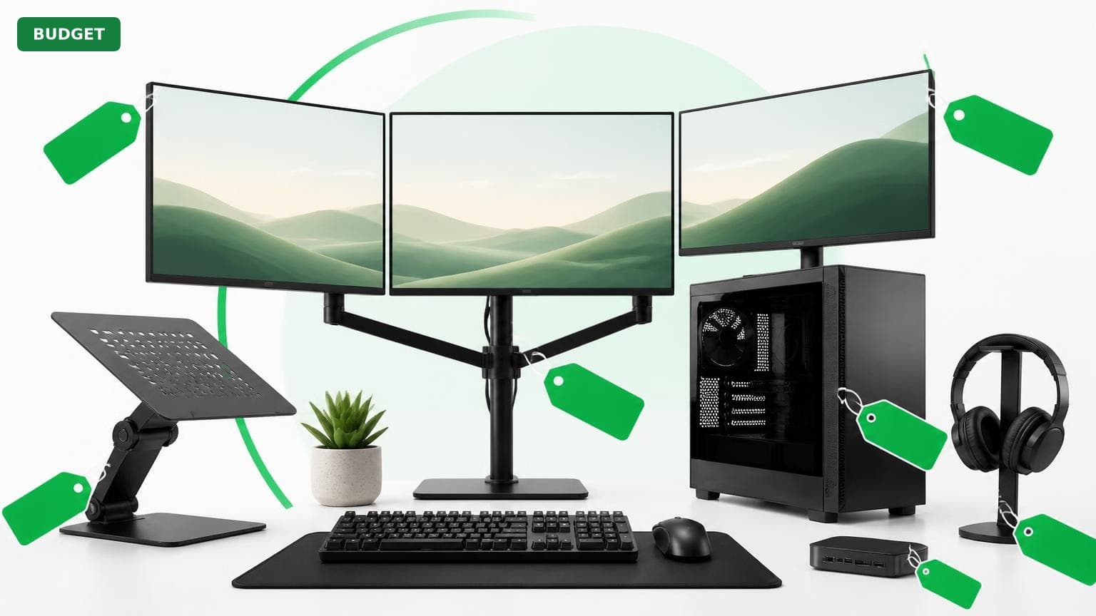 Complete Multi-Monitor Workstation for Under $700 (2025)