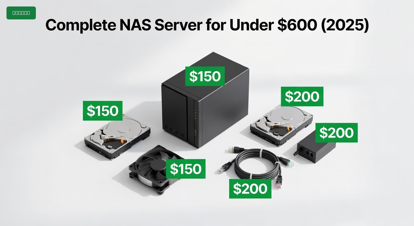 Complete NAS Server for Under $600 (2025)