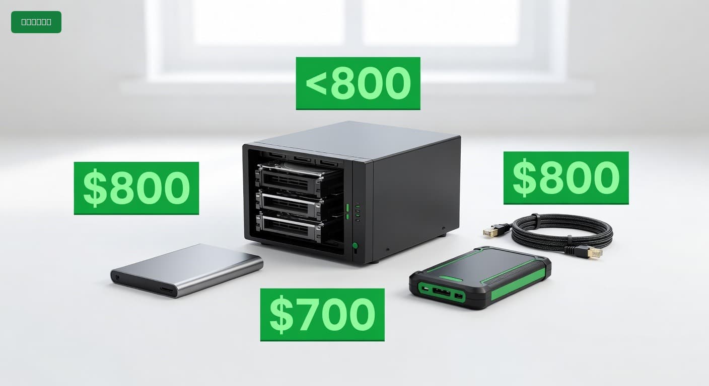 Complete NAS Server for Under $800 (2025)