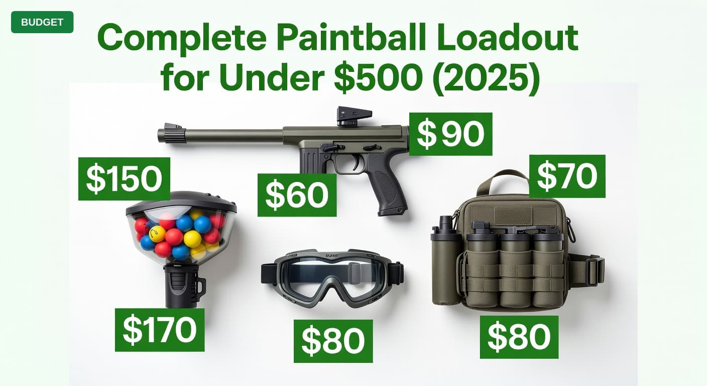 Complete Paintball Loadout for Under $500 (2025)