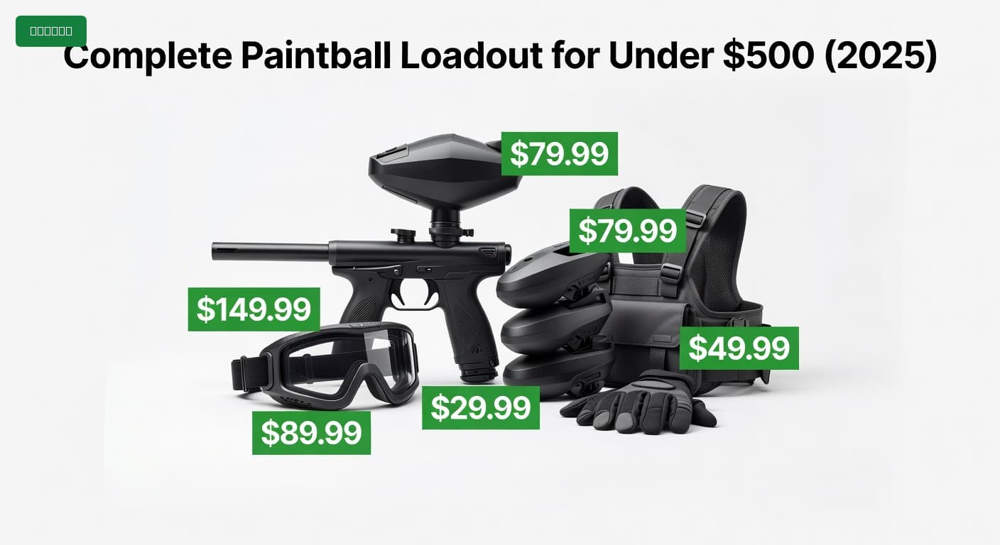 Complete Paintball Loadout for Under $500 (2025)