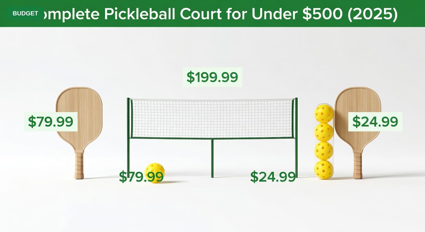 Complete Pickleball Court for Under $500 (2025)