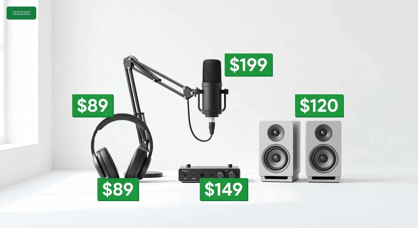 Complete Podcast Studio for Under $500 (2025)