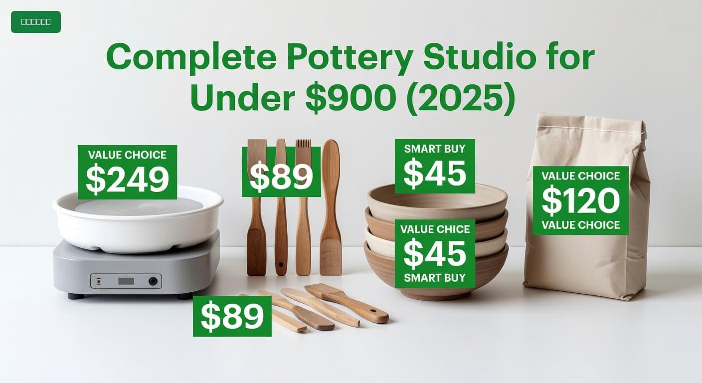 Complete Pottery Studio for Under $900 (2025)