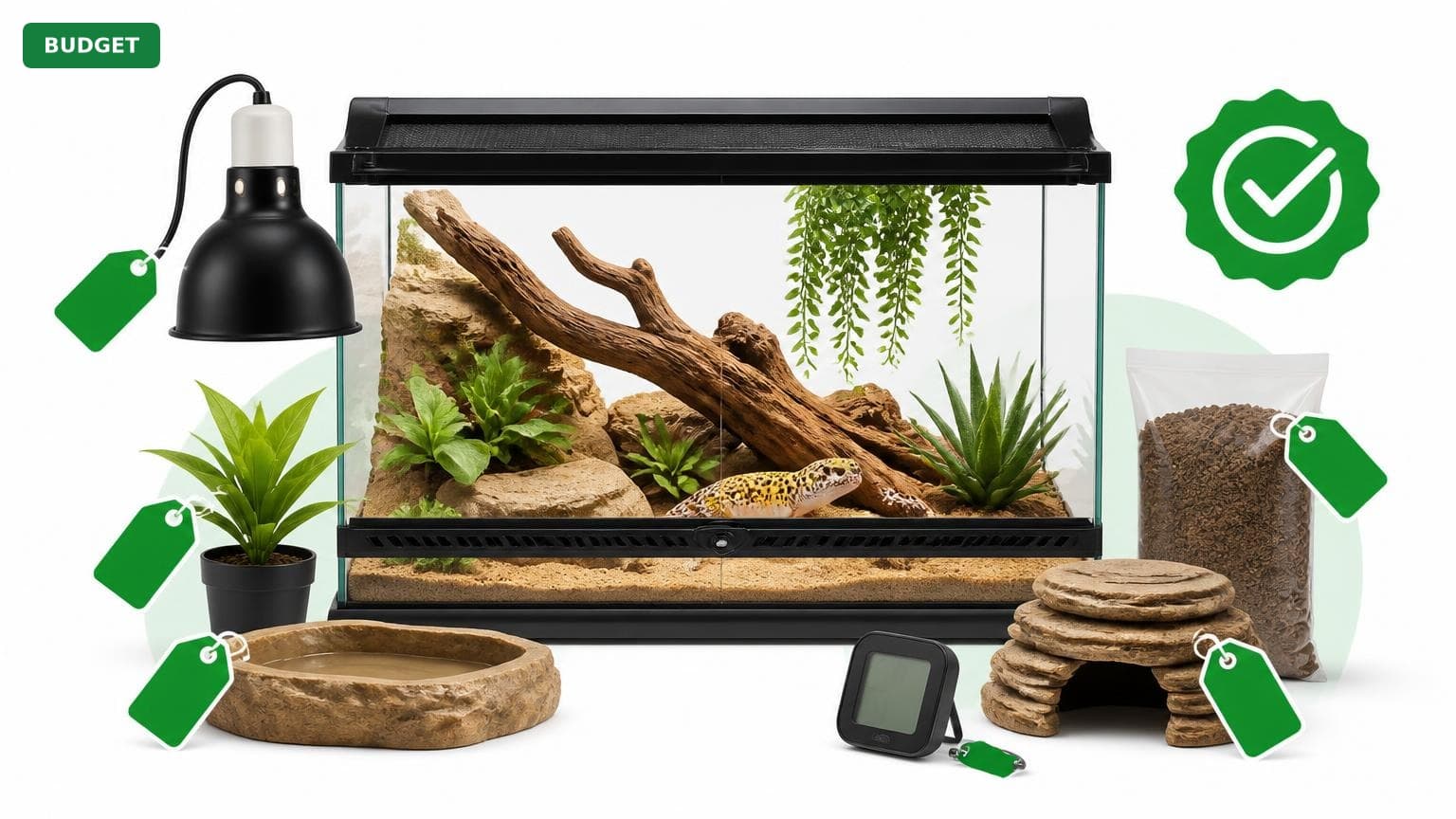 Complete Reptile Enclosure for Under $300 (2025)