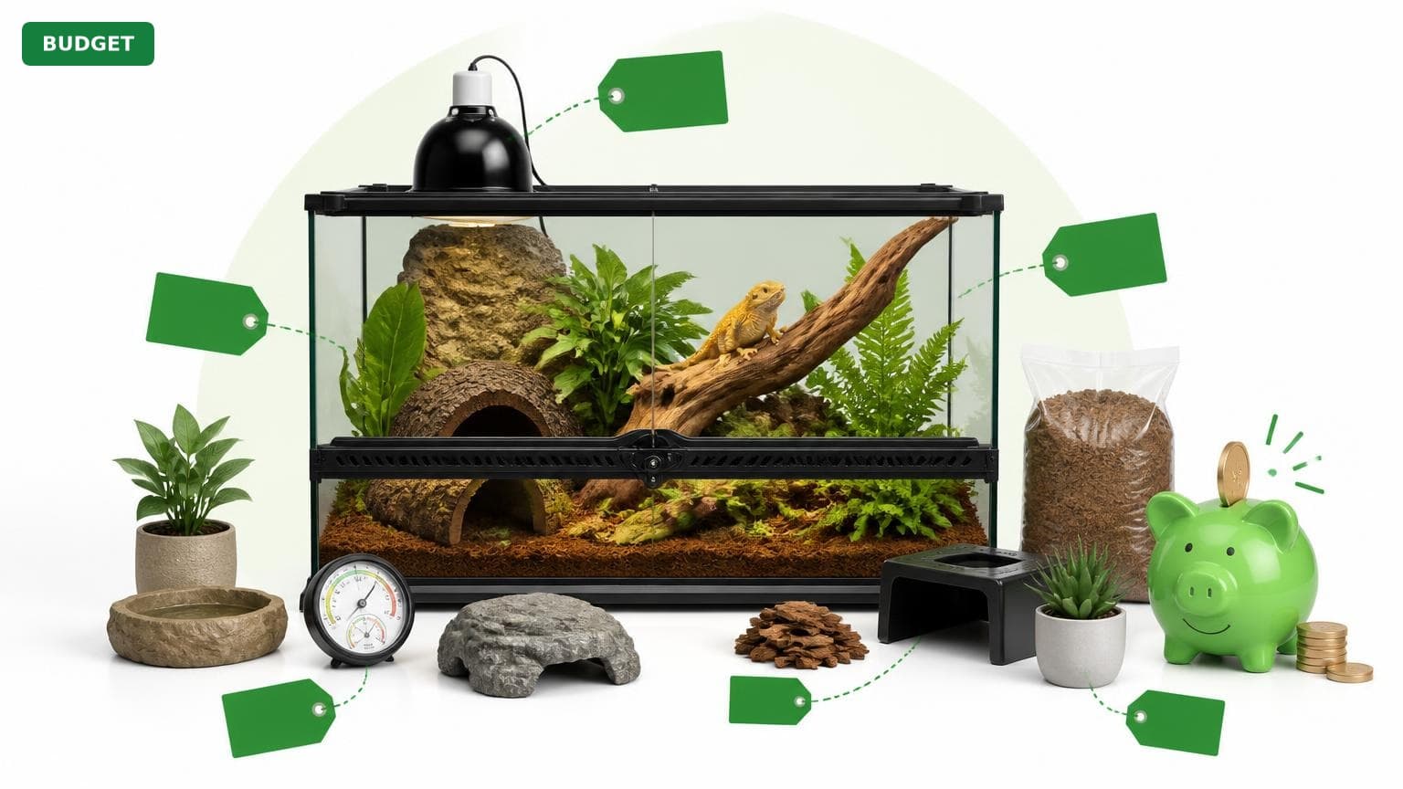 Complete Reptile Terrarium for Under $400 (2025)