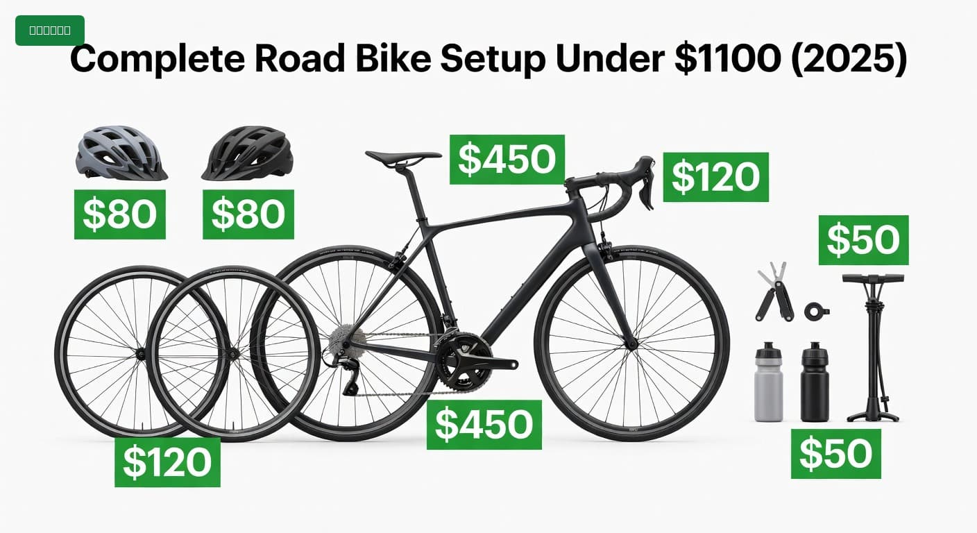 Complete Road Bike Setup Under $1100 (2025)