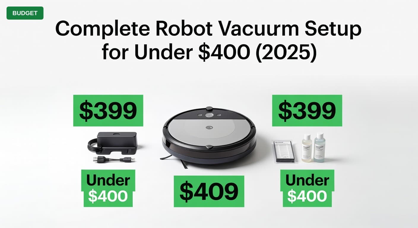 Complete Robot Vacuum Setup for Under $400 (2025)