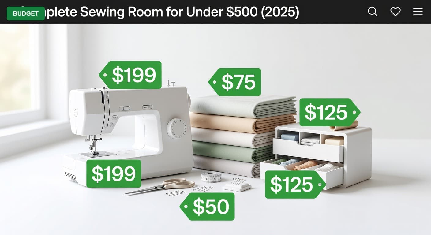 Complete Sewing Room for Under $500 (2025)