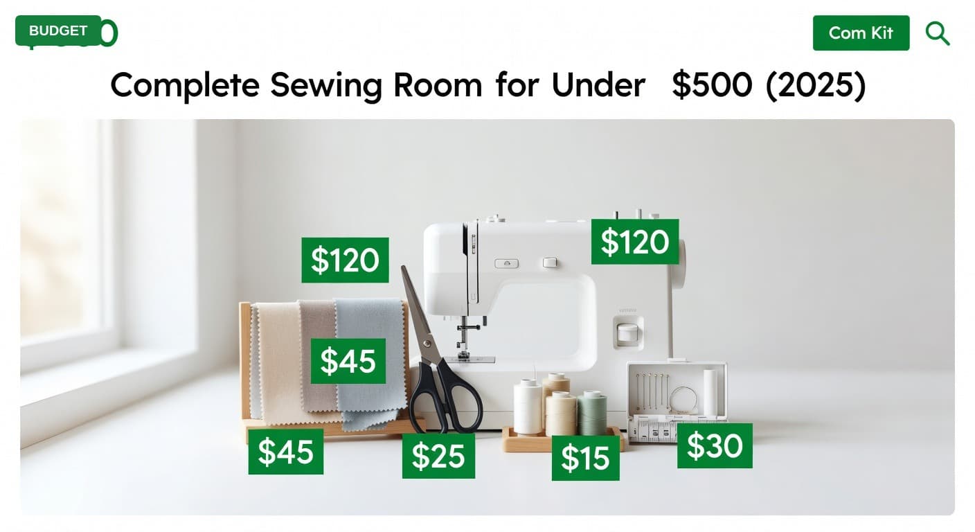 Complete Sewing Room for Under $500 (2025)