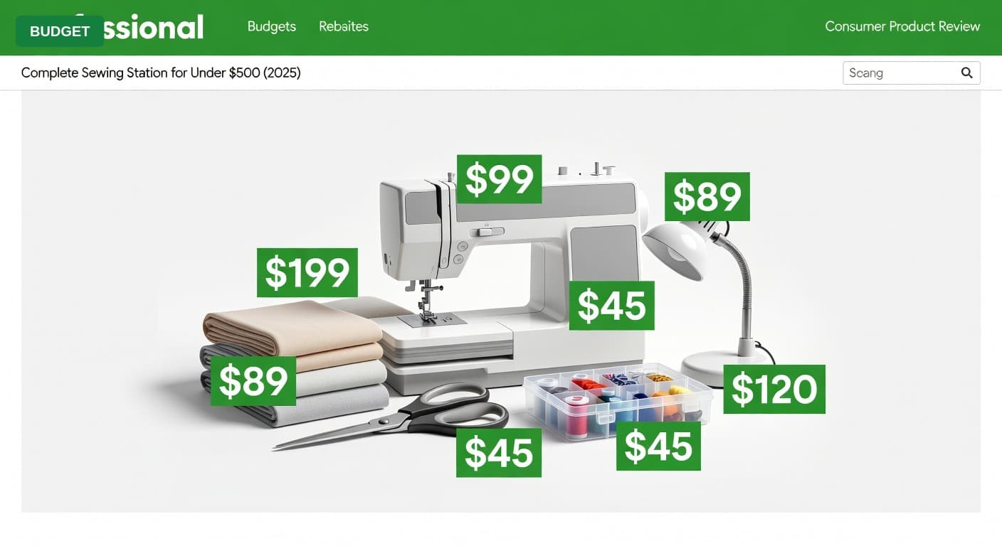 Complete Sewing Station for Under $500 (2025)