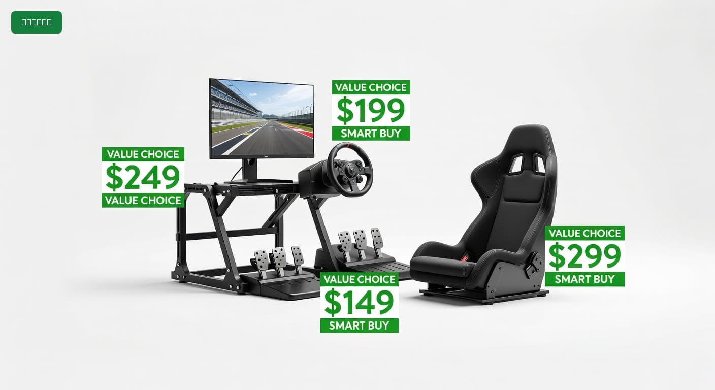 Complete Sim Racing Cockpit for Under $1000 (2025)