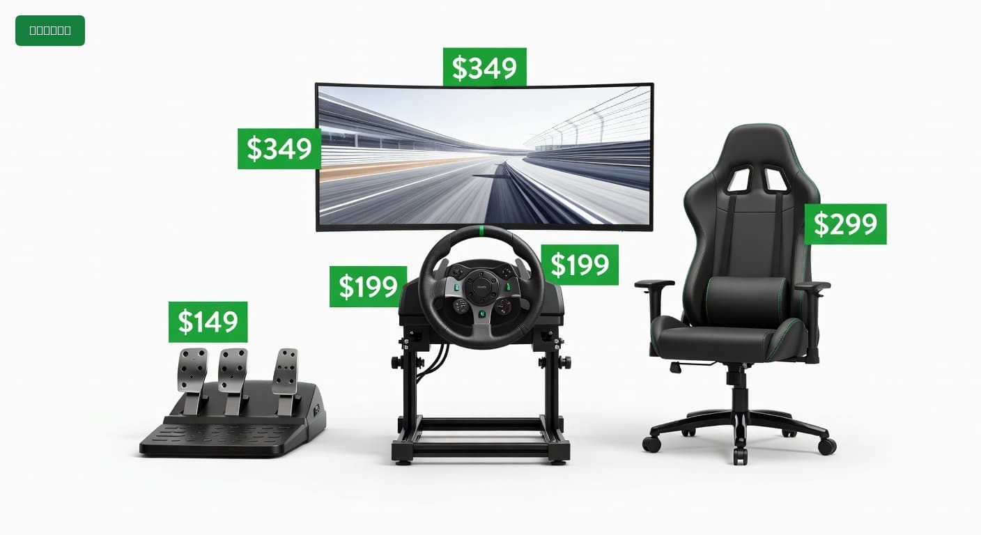 Complete Sim Racing Rig for Under $1000 (2025)
