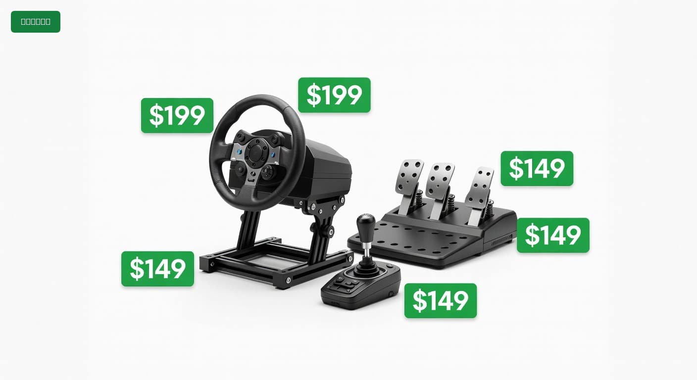 Complete Sim Racing Rig Under $800 (2025)