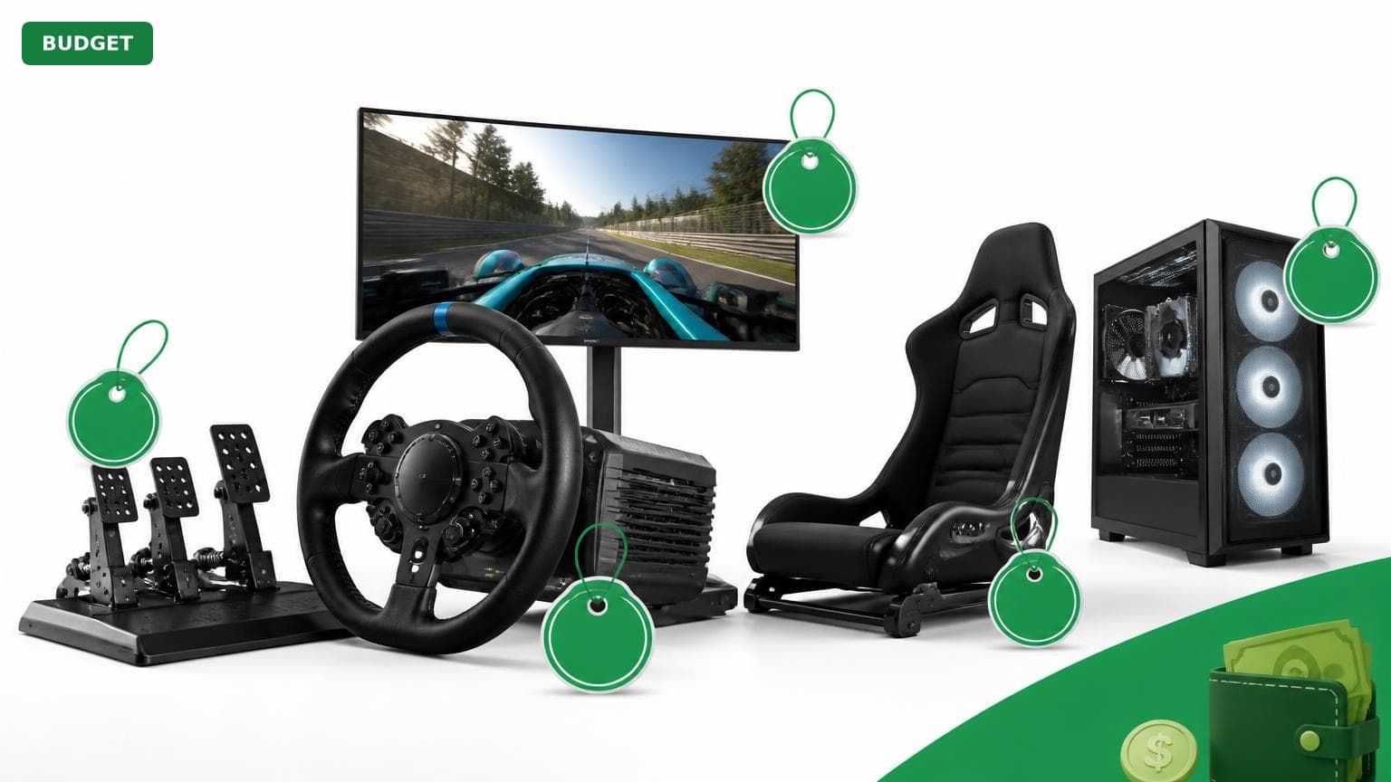 Complete Sim Racing Setup for Under $700 (2025)