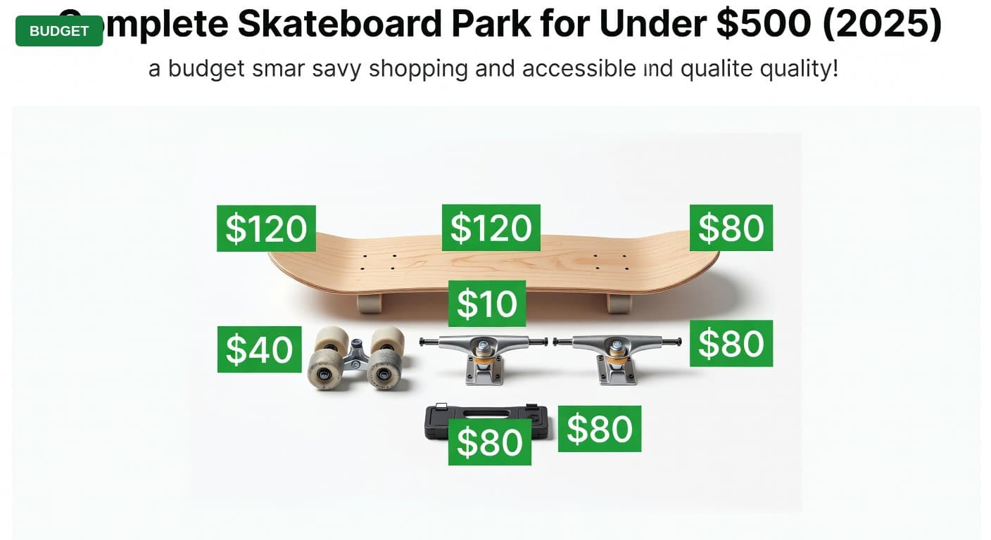 Complete Skateboard Park for Under $500 (2025)