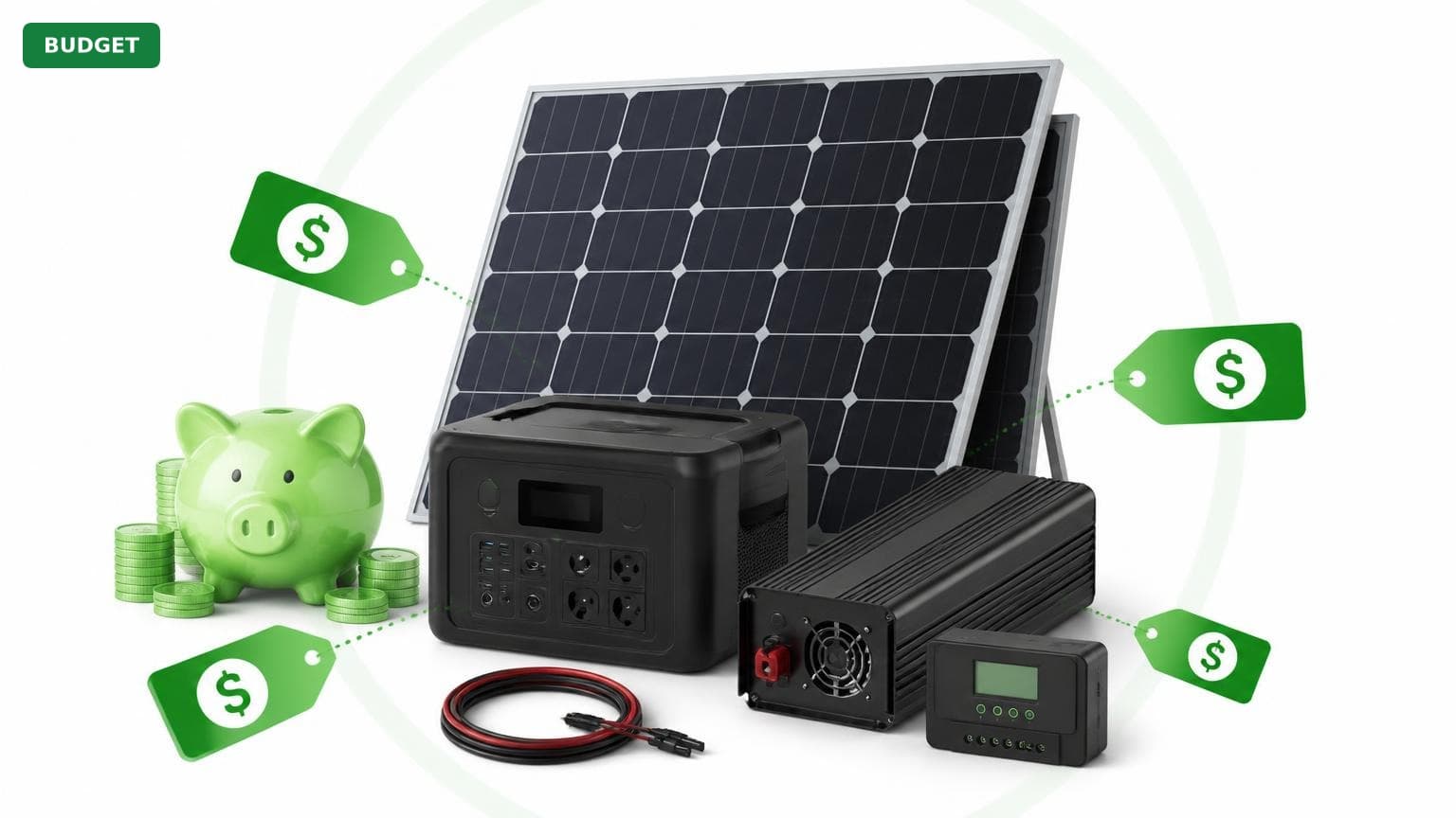 Complete Solar Power Setup for Under $1000 (2025)