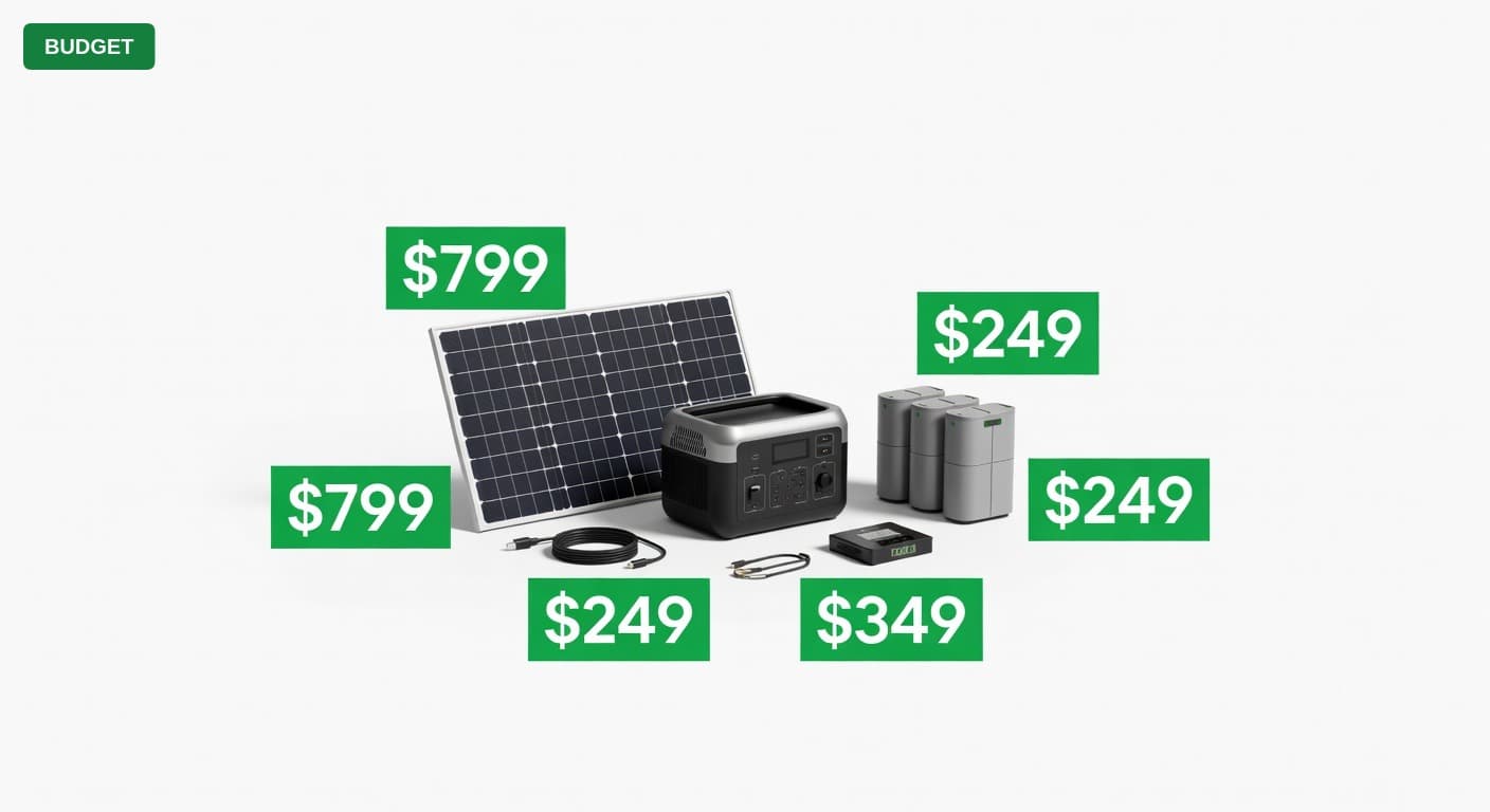 Complete Solar Power Station for Under $800 (2025)