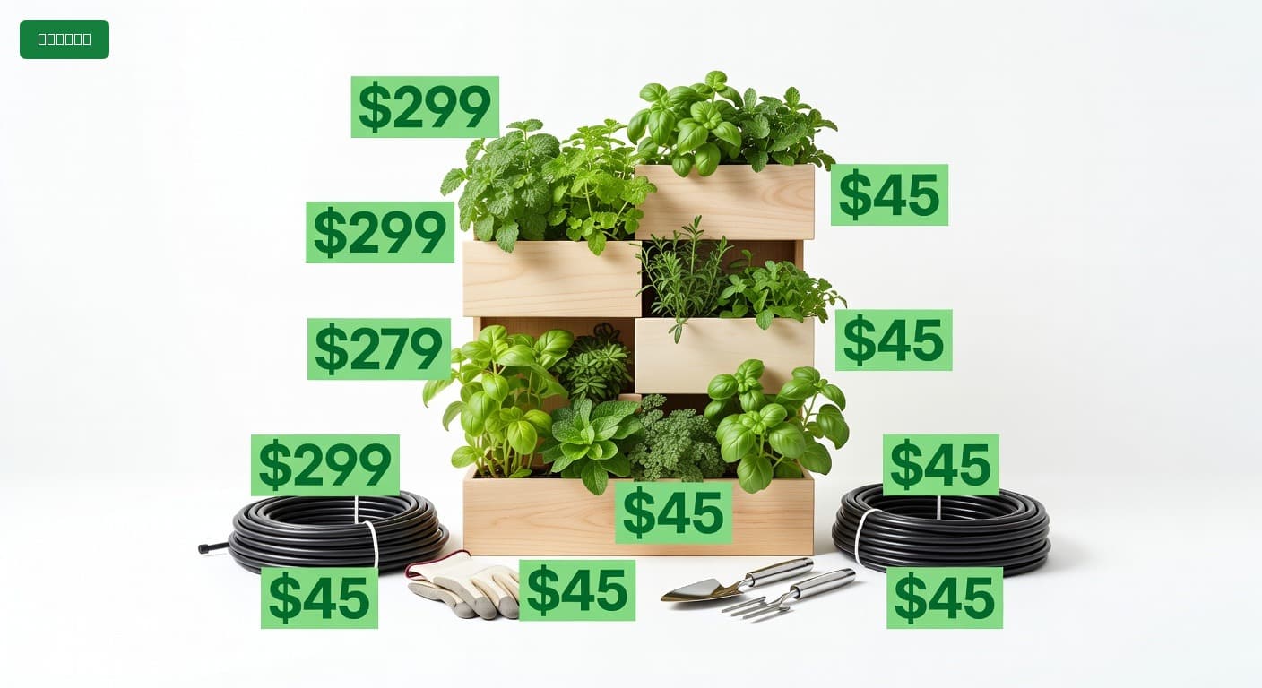 Complete Vertical Garden for Under $300 (2025)