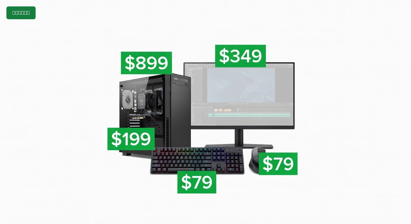 Complete Video Editing PC for Under $900 (2025)