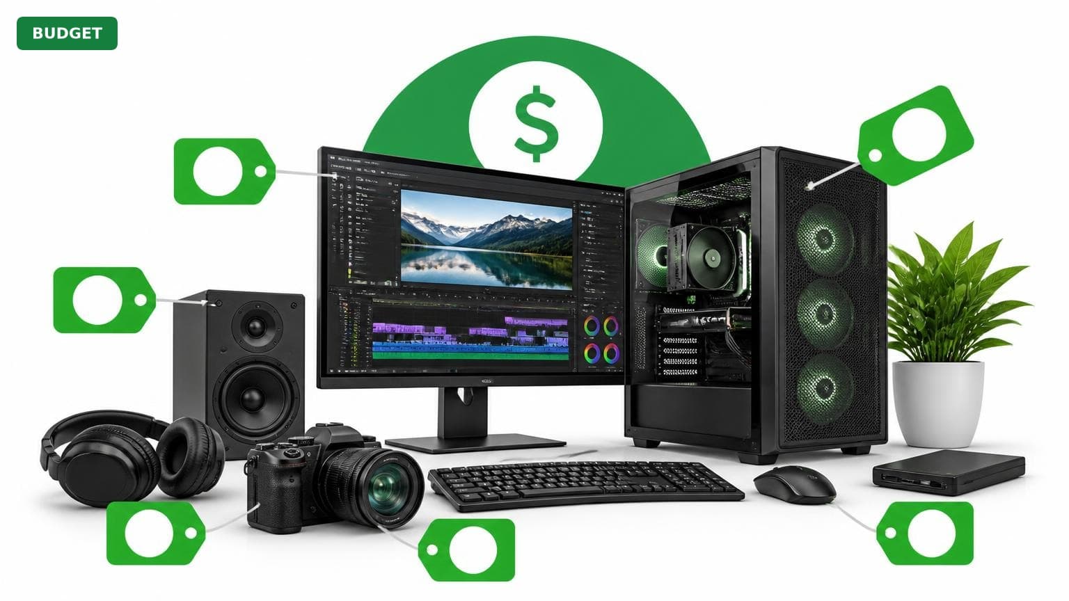 Complete Video Editing Workstation for Under $1200 (2025)