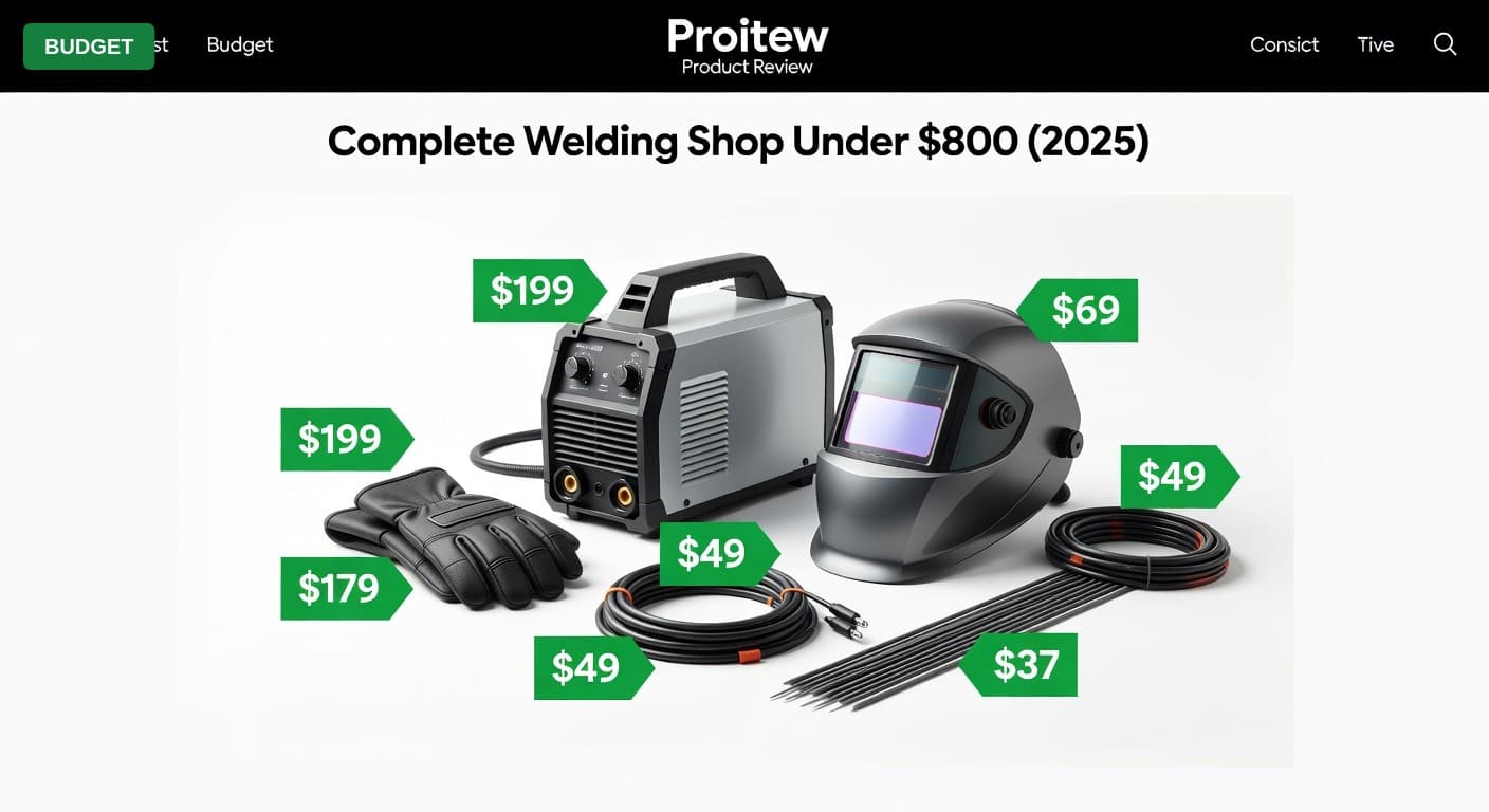 Complete Welding Shop Under $800 (2025)