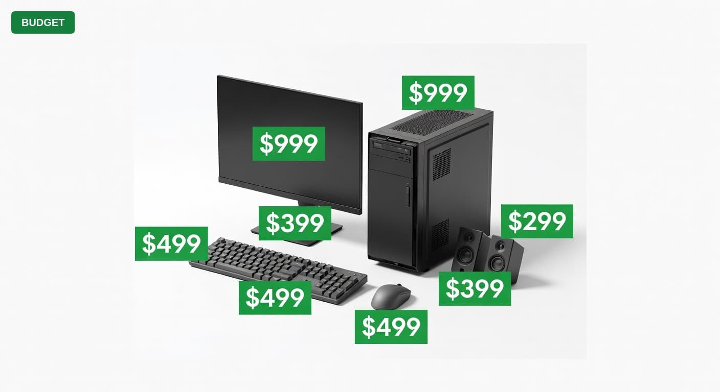 Complete Workstation PC for Under $1000 (2025)