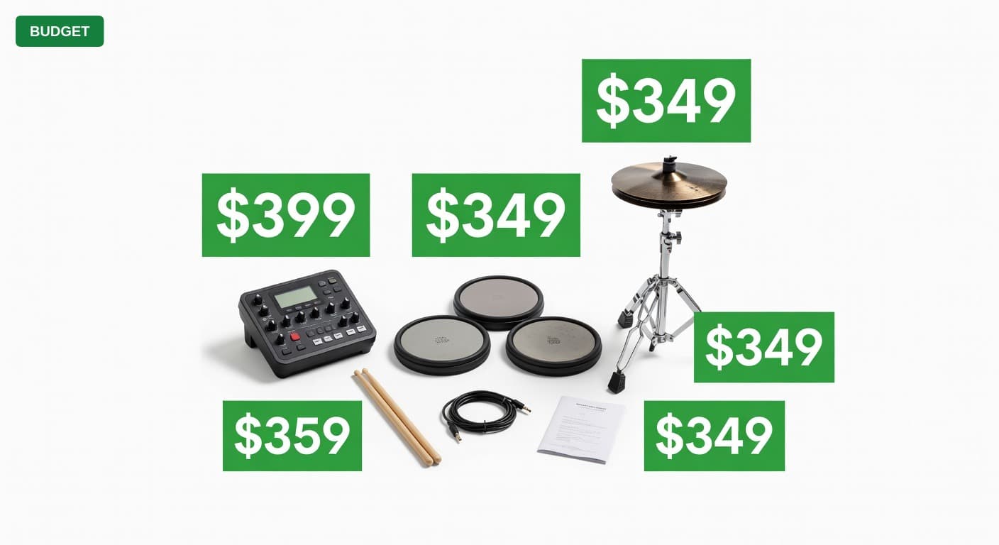 Drum Practice Kit for Under $400 (2025)
