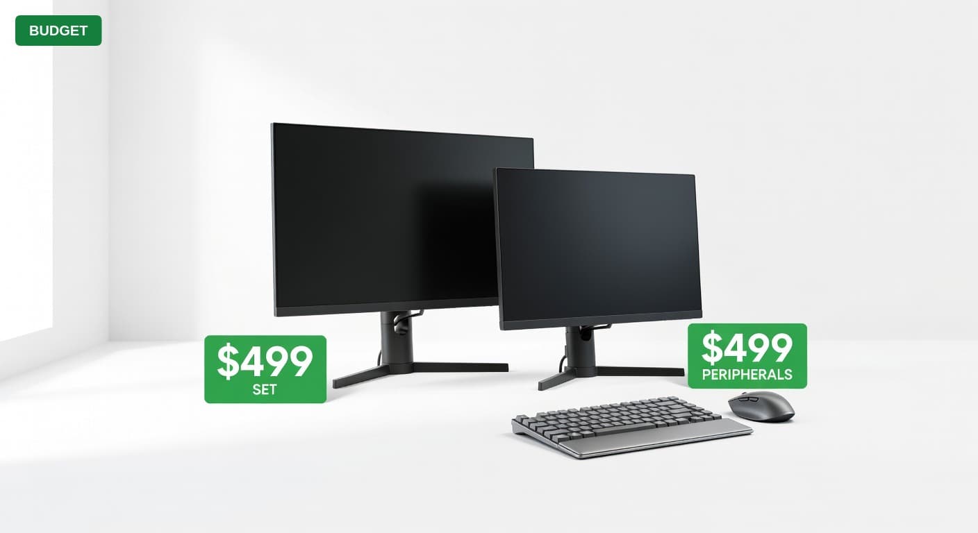 Dual Monitor Setup Under $500 (2025)