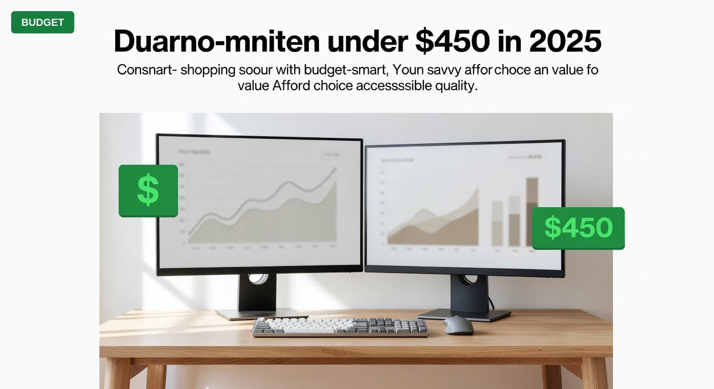 Dual Monitor Workstation Under $450 (2025)