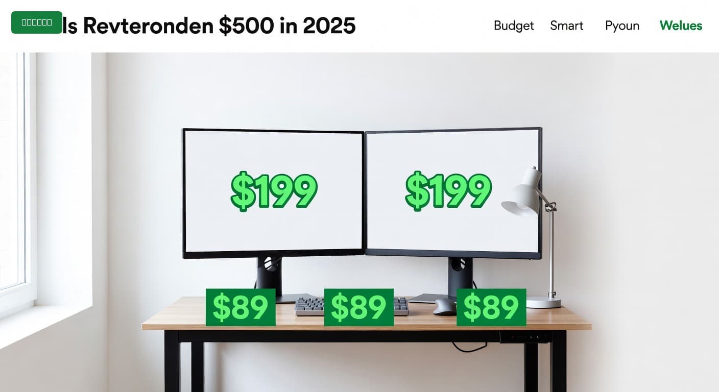 Dual Monitor Workstation Under $500 (2025)