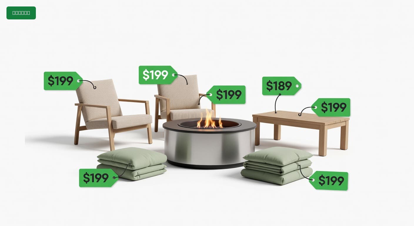 Fire Pit Lounge Under $500 (2025)