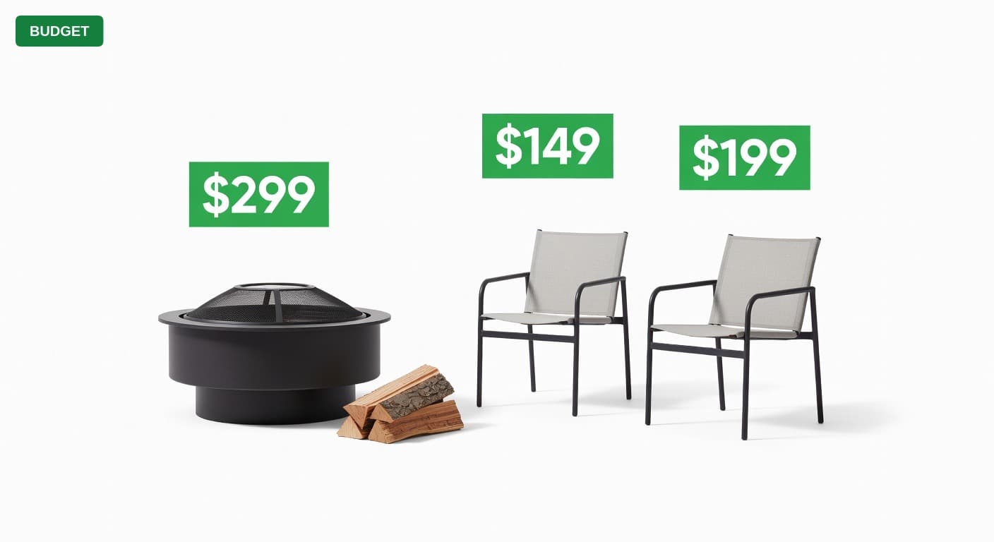 Fire Pit Patio for Under $700 (2025)