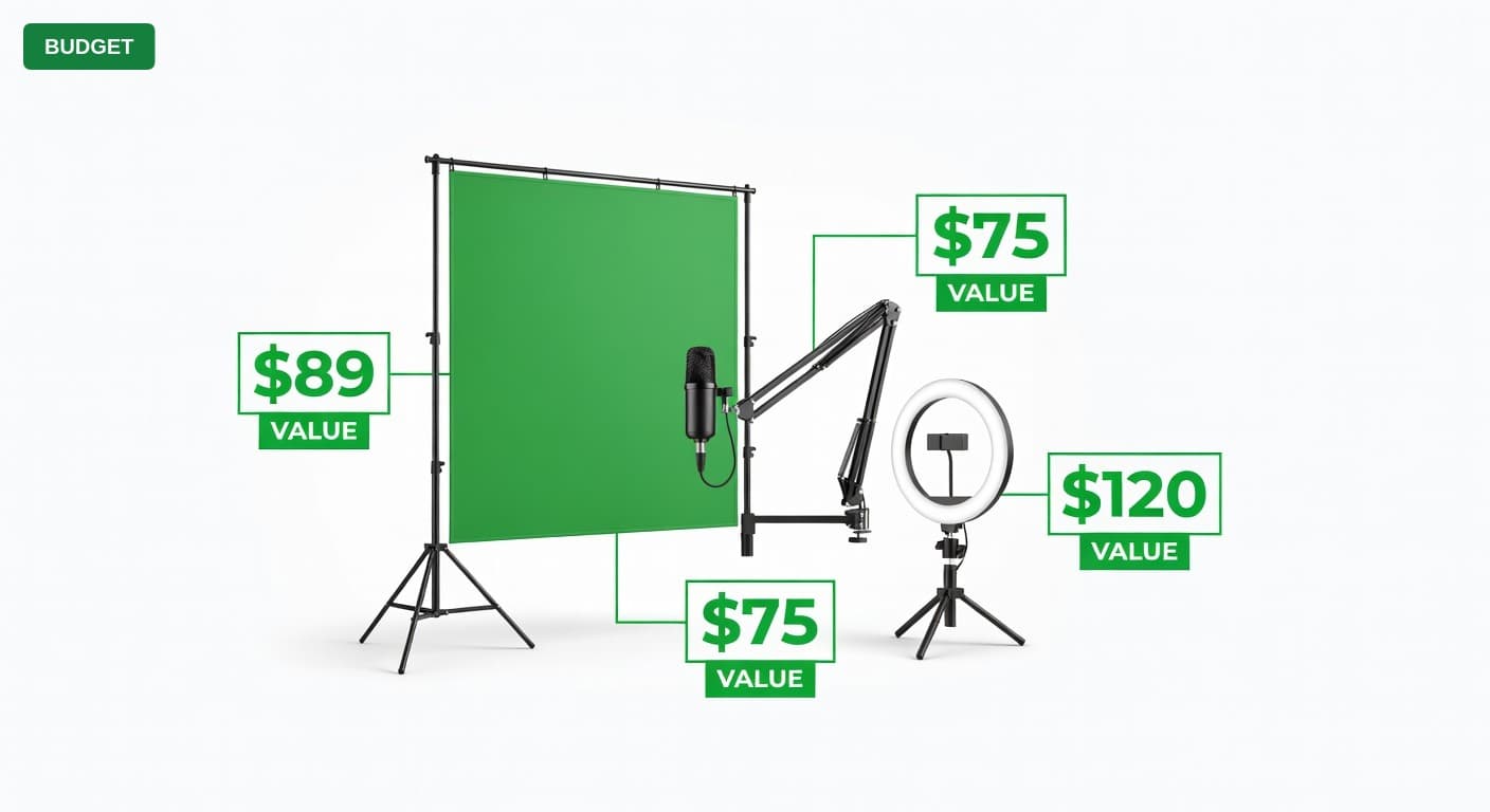 Green Screen YT Setup Under $300 (2025)
