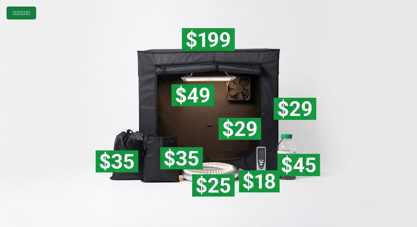 Grow Tent Cannabis Under $700 (2025)