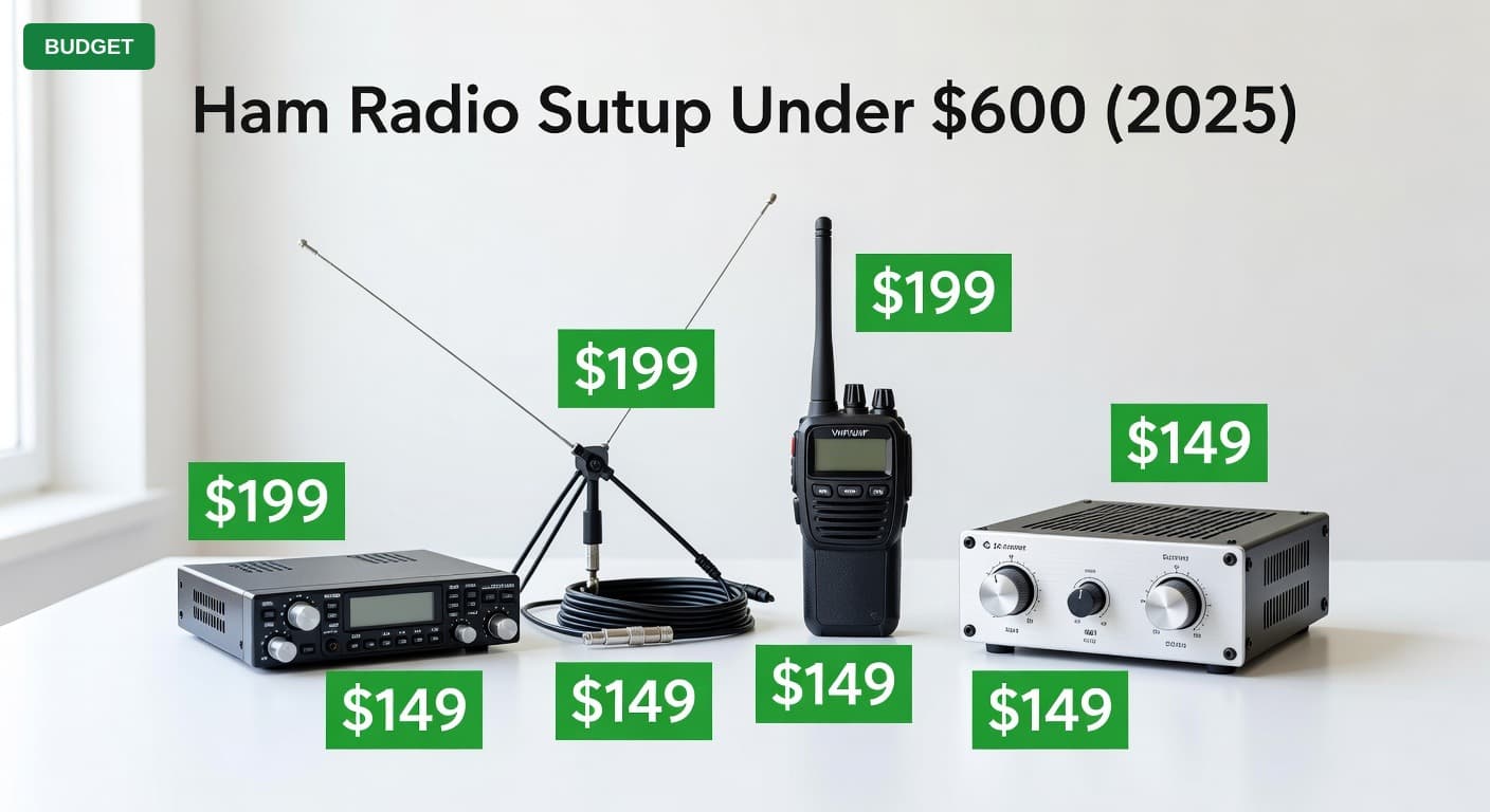 Ham Radio Setup Under $600 (2025)