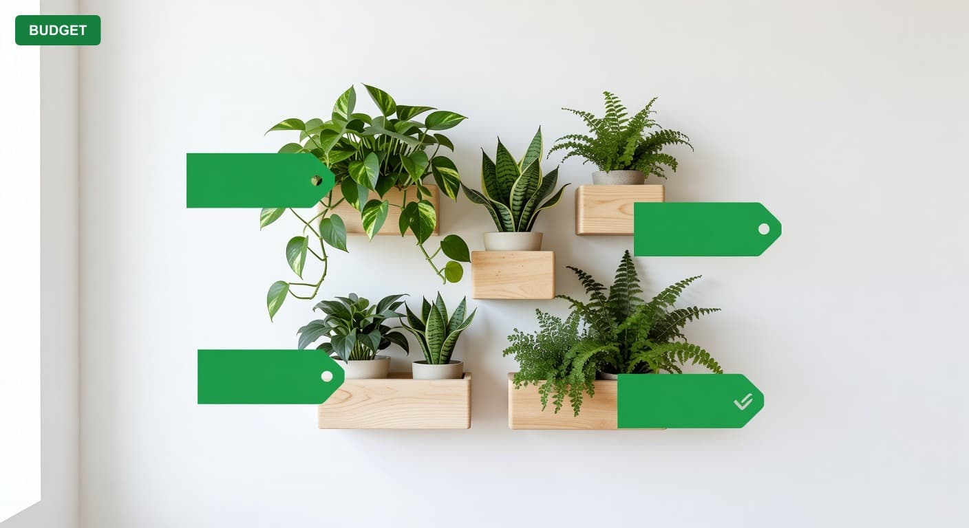 Indoor Plant Wall for Under $300 (2025)
